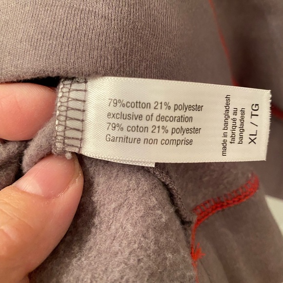 Tommy Bahama Men’s XL Grey 1/2 Zip Front Long Sleeve Top Vacation Fall Winter - Picture 9 of 10